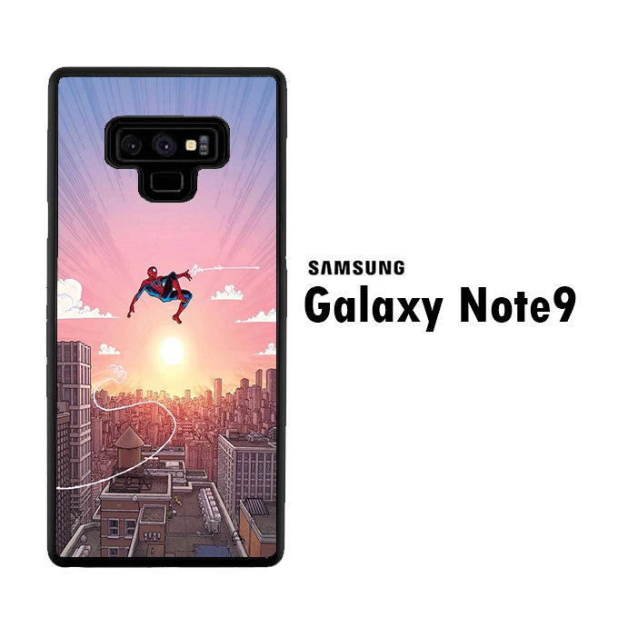 Spiderman Among The Building Samsung Galaxy Note 9 Case