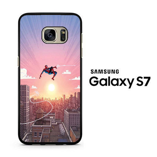 Spiderman Among The Building Samsung Galaxy S7 Case