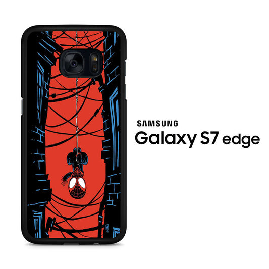 Spiderman Building Samsung Galaxy S7 Edge Case