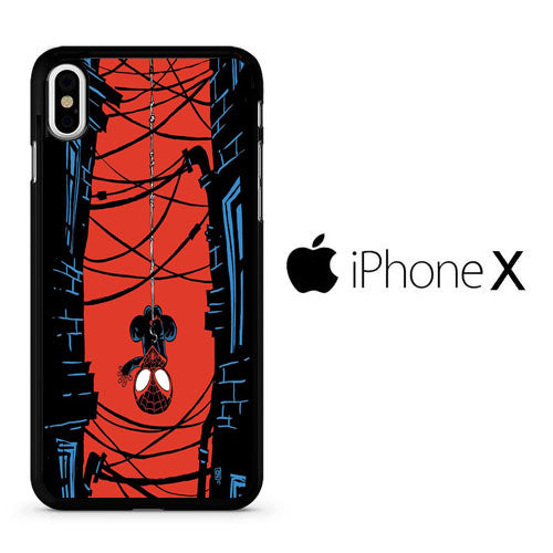 Spiderman Building iPhone X Case