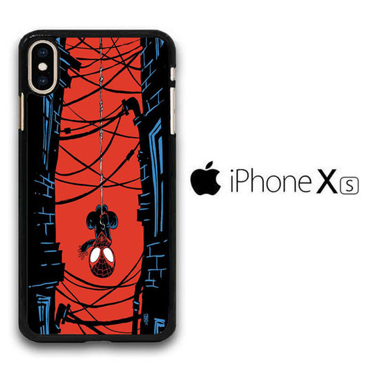 Spiderman Building iPhone Xs Case