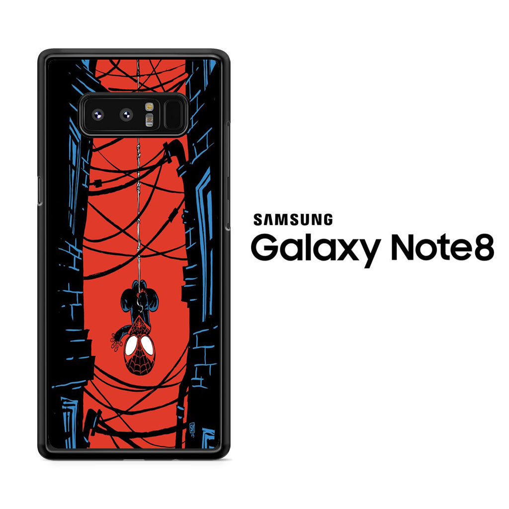 Spiderman Building Samsung Galaxy Note 8 Case