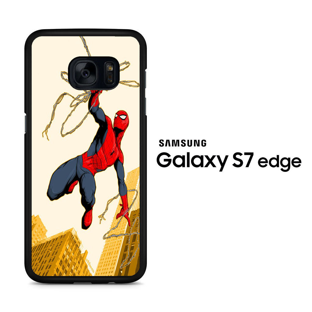 Spiderman Jump Samsung Galaxy S7 Edge Case