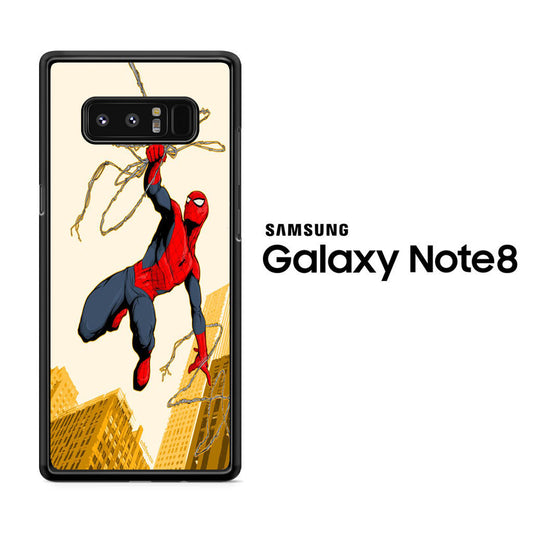Spiderman Jump Samsung Galaxy Note 8 Case