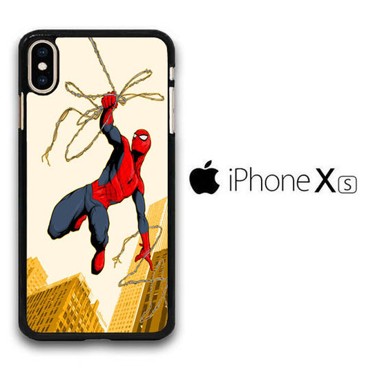 Spiderman Jump iPhone Xs Case