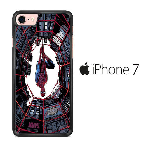 Spiderman Net Under Building iPhone 7 Case