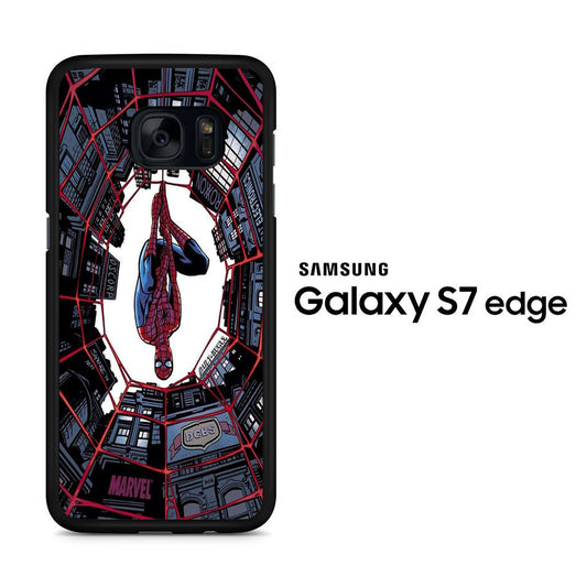 Spiderman Net Under Building Samsung Galaxy S7 Edge Case