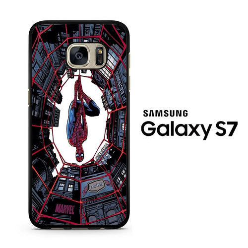 Spiderman Net Under Building Samsung Galaxy S7 Case