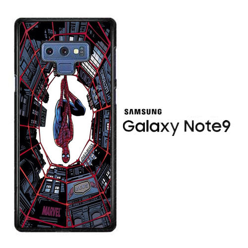 Spiderman Net Under Building Samsung Galaxy Note 9 Case