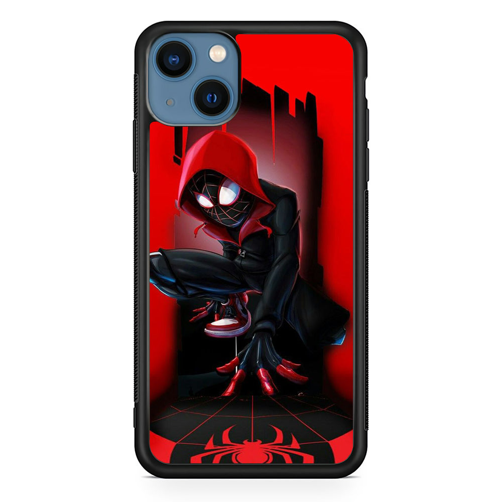 Spiderman Red Cartoon iPhone 13 Case