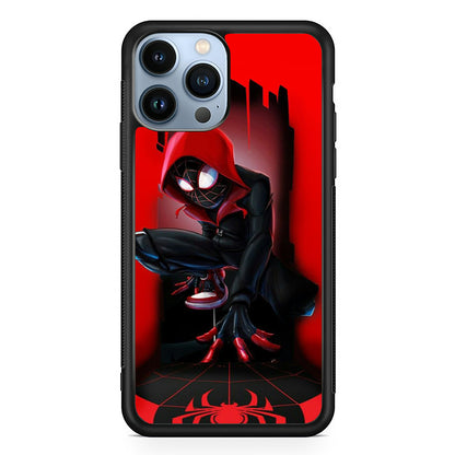 Spiderman Red Cartoon iPhone 13 Pro Max Case
