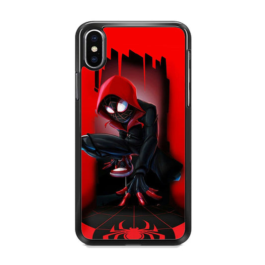 Spiderman Red Cartoon iPhone Xs Case