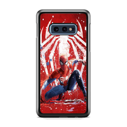 Spiderman Red Paint Art Samsung Galaxy 10e Case
