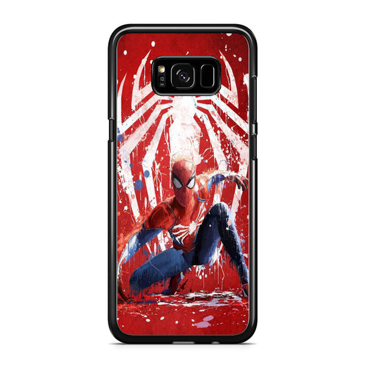 Spiderman Red Paint Art Samsung Galaxy S8 Case