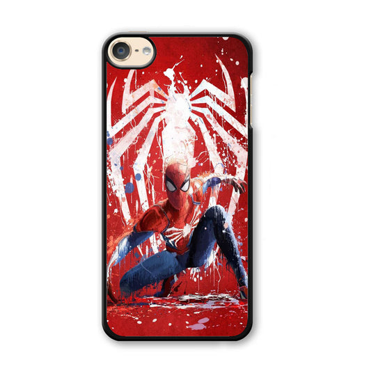 Spiderman Red Paint Art iPod Touch 6 Case - Ezzystore