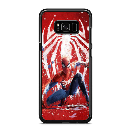 Spiderman Red Paint Art Samsung Galaxy S8 Plus Case