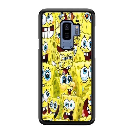Spongebob Cute Expression Samsung Galaxy S9 Plus Case
