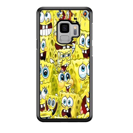 Spongebob Cute Expression Samsung Galaxy S9 Case