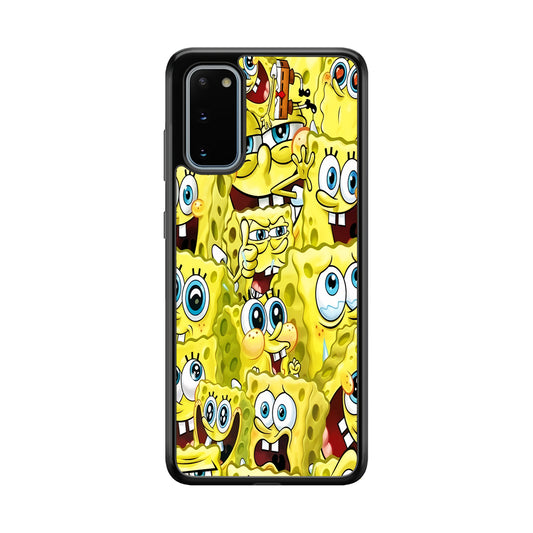 Spongebob Cute Expression Samsung Galaxy S20 Case