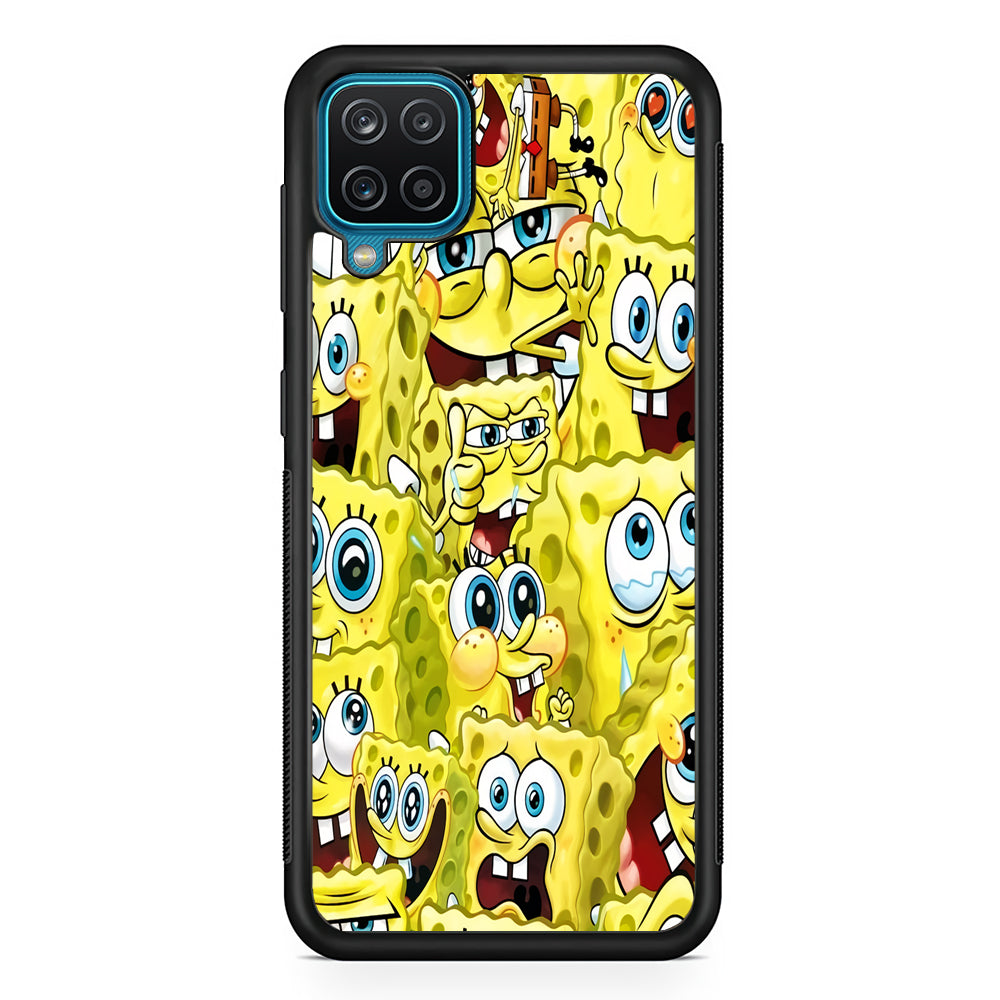 Spongebob Cute Expression Samsung Galaxy A12 Case