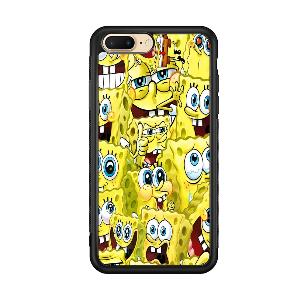 Spongebob Cute Expression iPhone 8 Plus Case