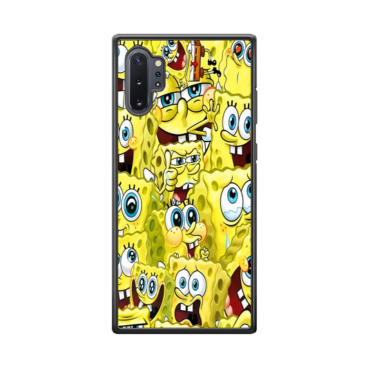 Spongebob Cute Expression Samsung Galaxy Note 10 Plus Case