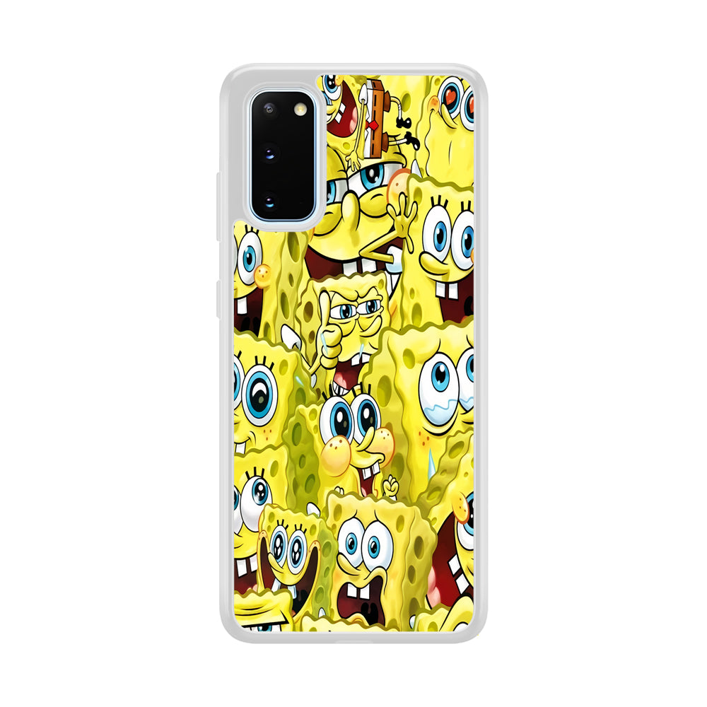 Spongebob Cute Expression Samsung Galaxy S20 Case