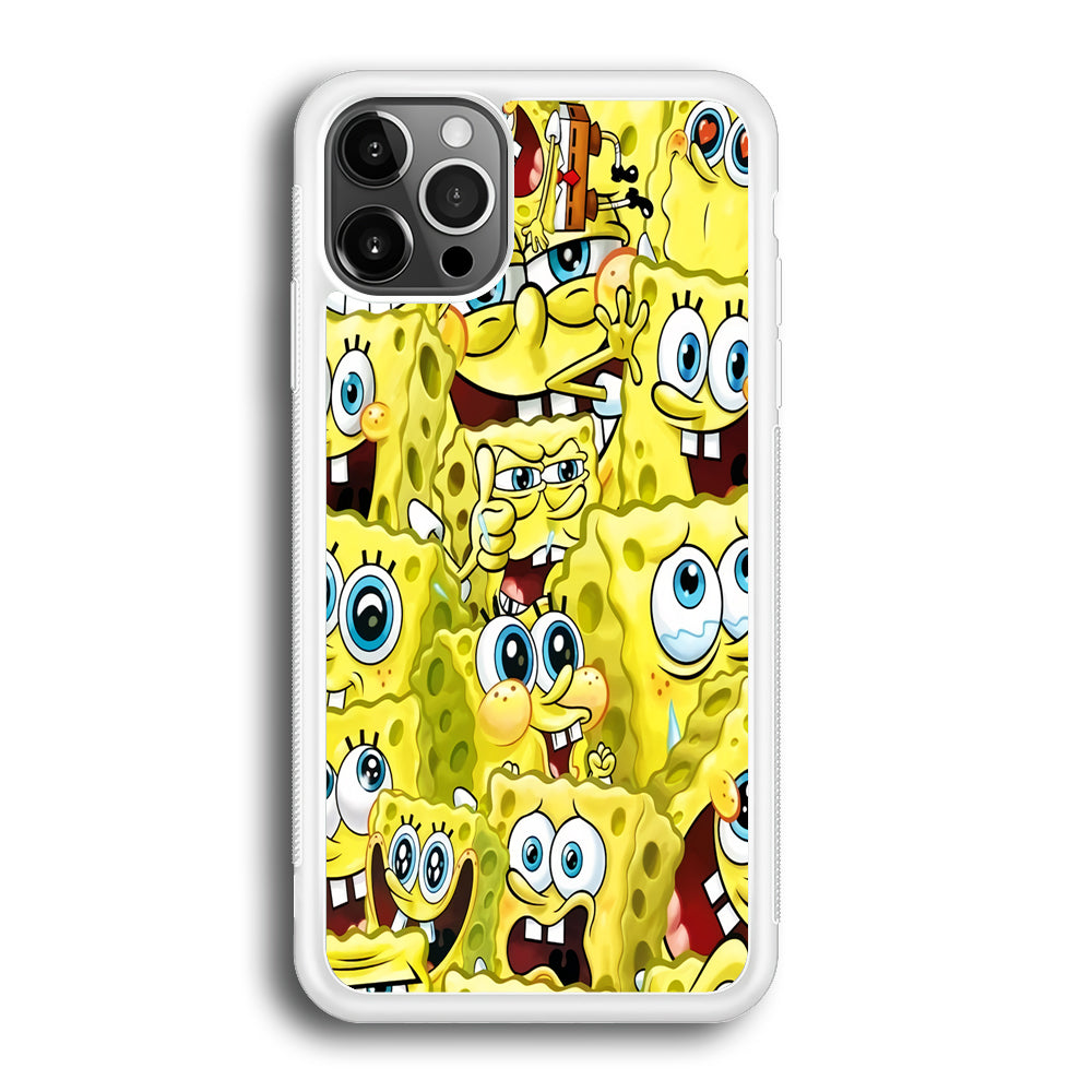 Spongebob Cute Expression iPhone 12 Pro Case