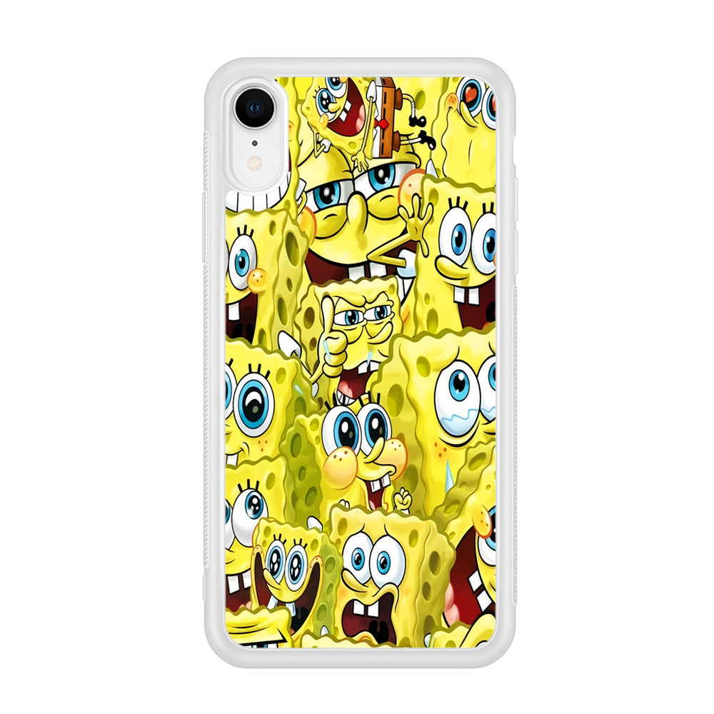 Spongebob Cute Expression iPhone XR Case