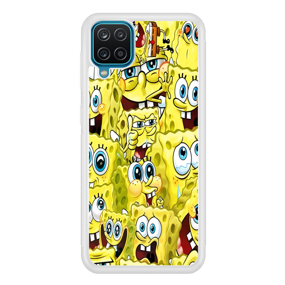 Spongebob Cute Expression Samsung Galaxy A12 Case