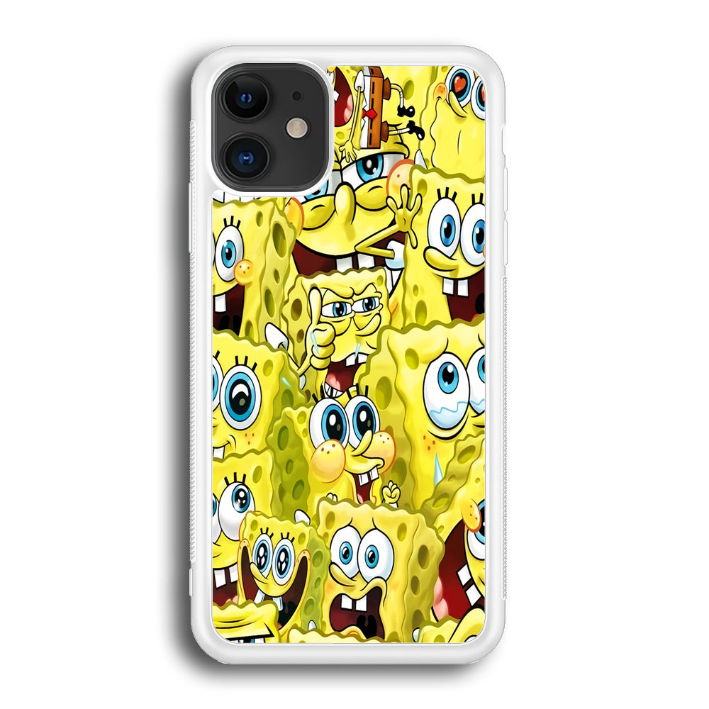 Spongebob Cute Expression iPhone 12 Case