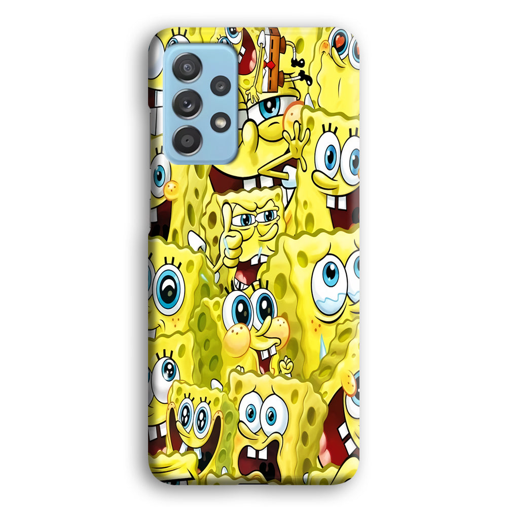 Spongebob Cute Expression Samsung Galaxy A52 Case