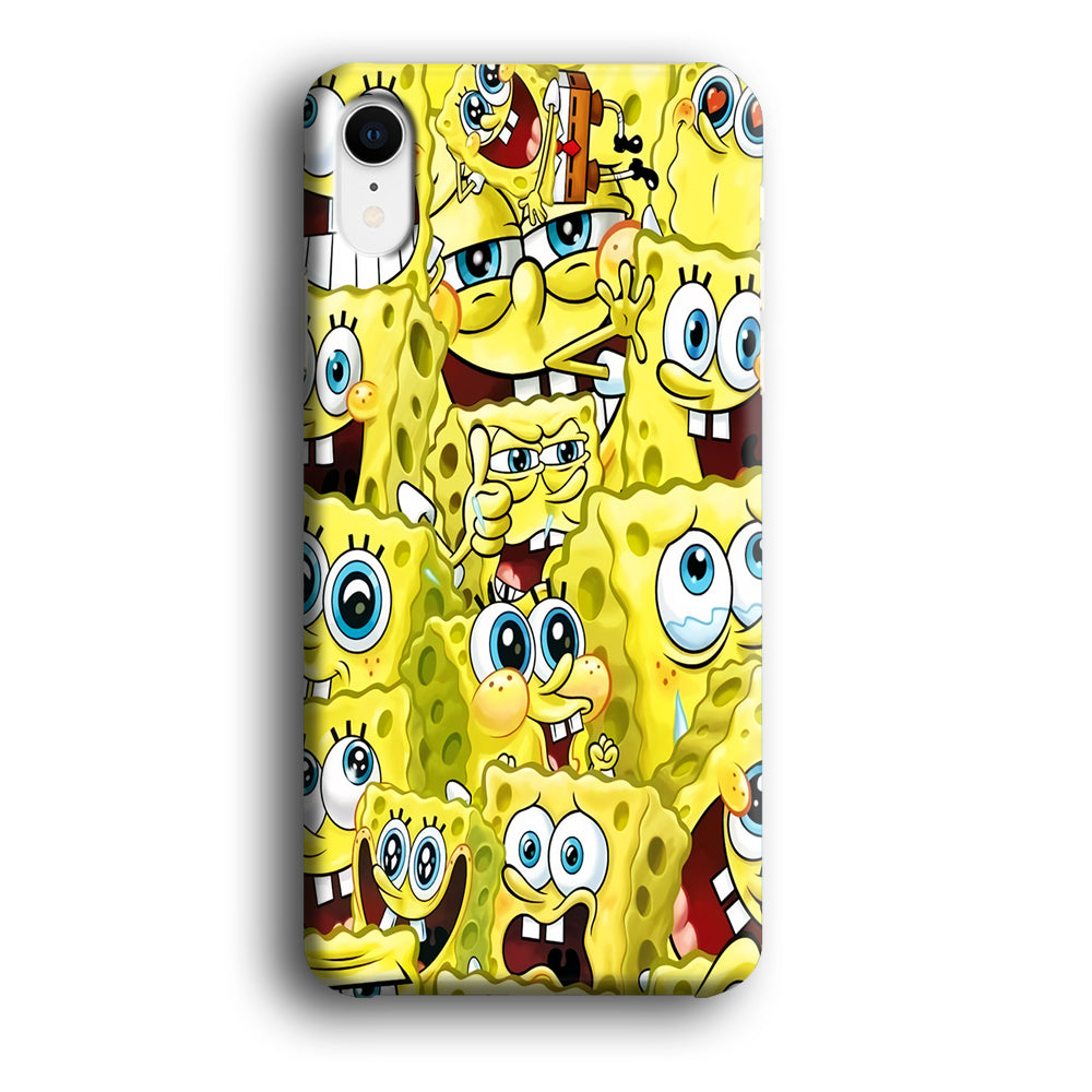 Spongebob Cute Expression iPhone XR Case