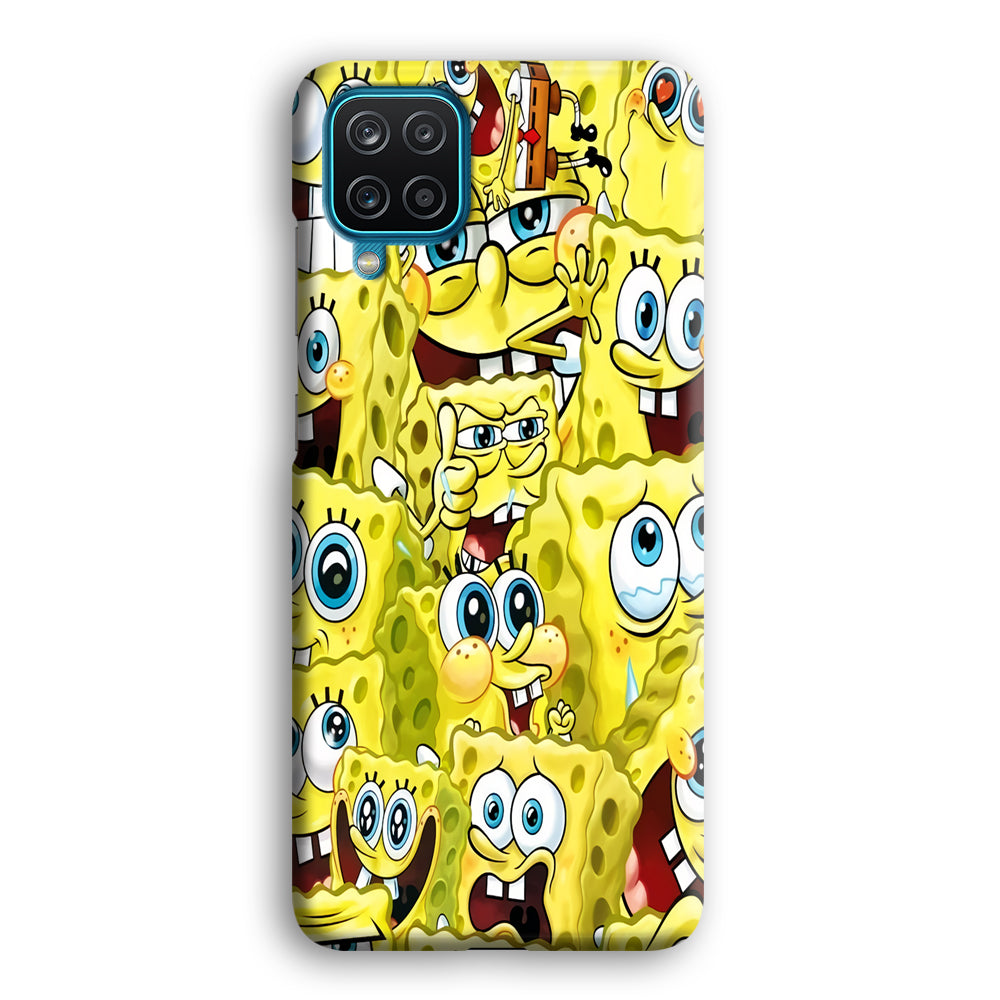Spongebob Cute Expression Samsung Galaxy A12 Case