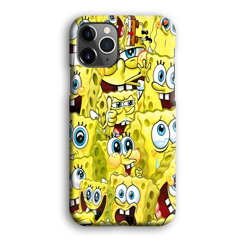 Spongebob Cute Expression iPhone 12 Pro Case