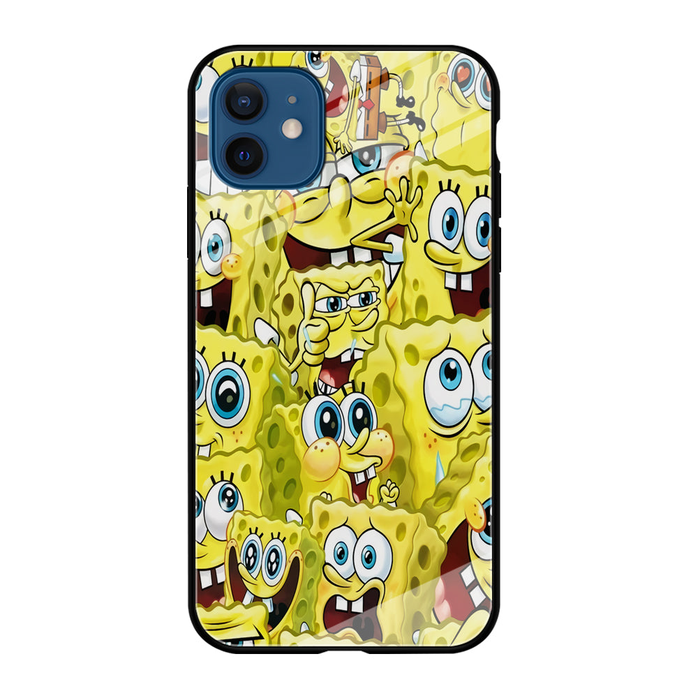 Spongebob Cute Expression iPhone 12 Case