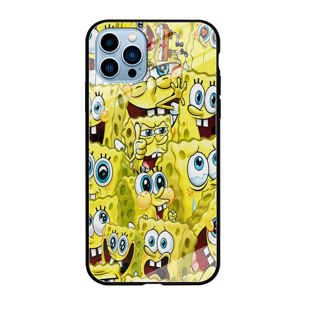 Spongebob Cute Expression iPhone 12 Pro Case