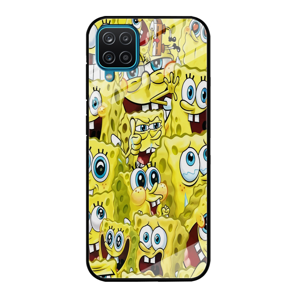 Spongebob Cute Expression Samsung Galaxy A12 Case