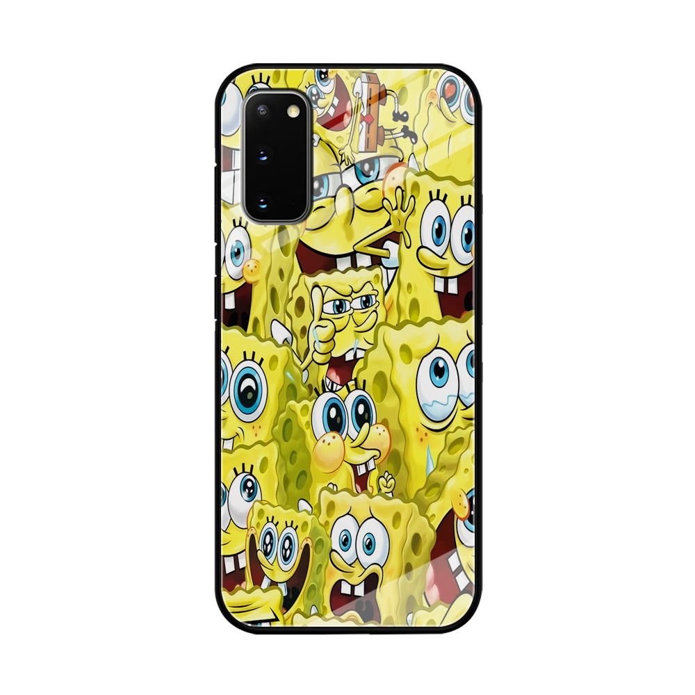 Spongebob Cute Expression Samsung Galaxy S20 Case