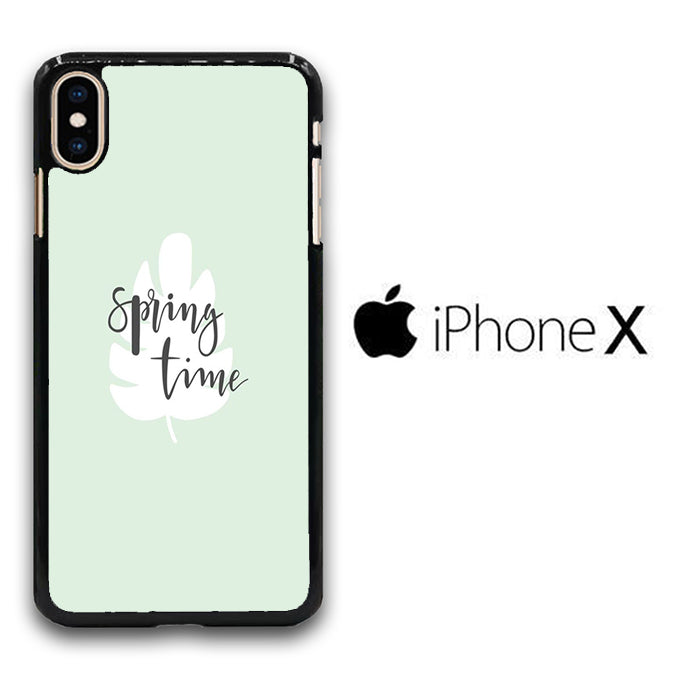 Spring Time Leaf 001 iPhone X Case