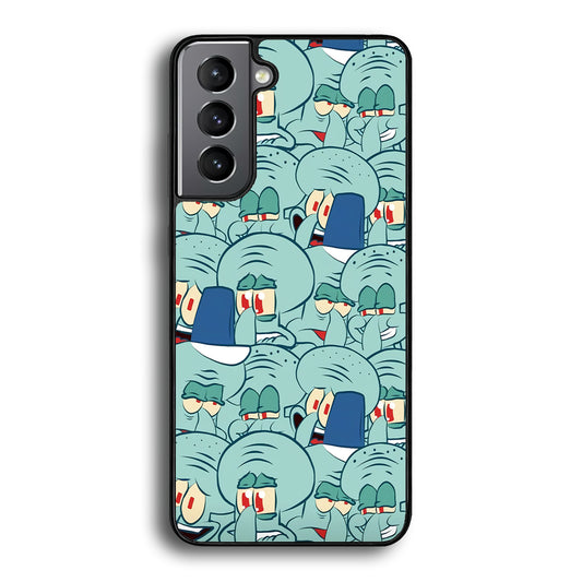 Squidward Expression Samsung Galaxy S21 Plus Case