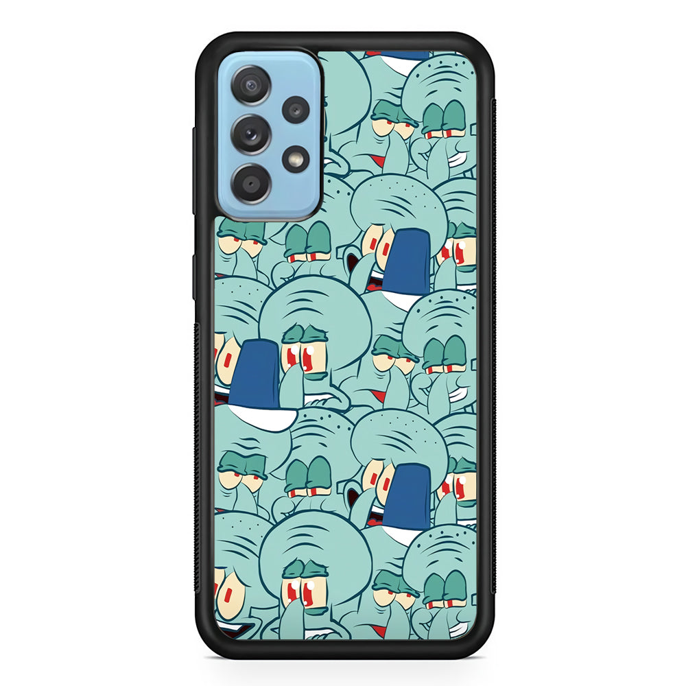 Squidward Expression Samsung Galaxy A72 Case