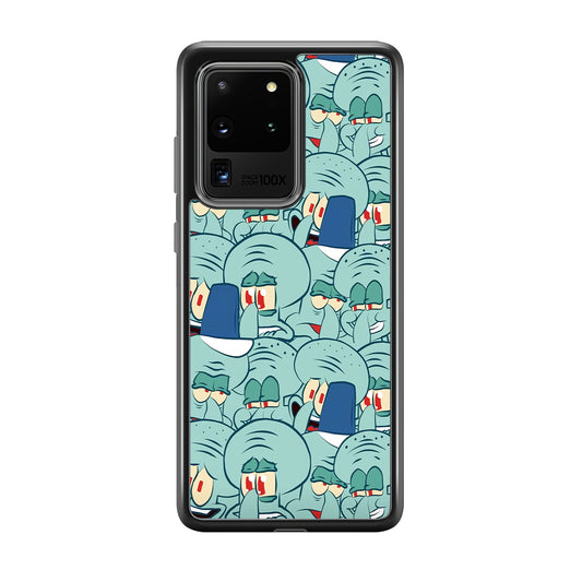 Squidward Expression Samsung Galaxy S20 Ultra Case
