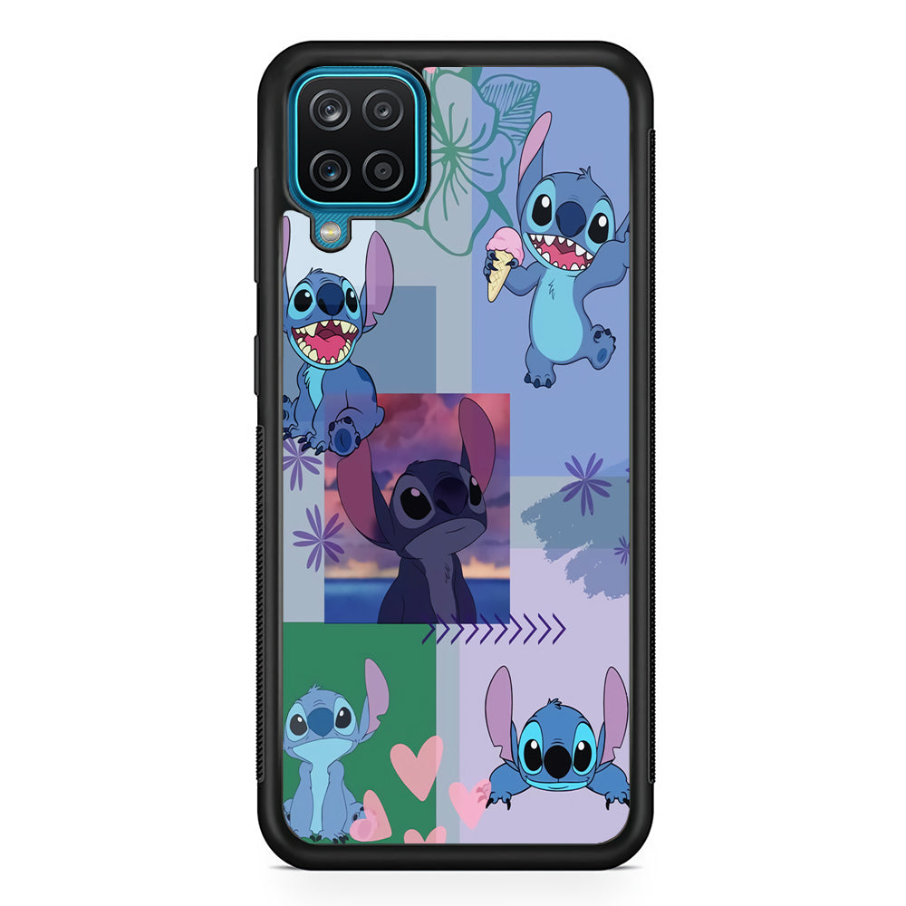 Stitch Collage Aesthetic Samsung Galaxy A12 Case
