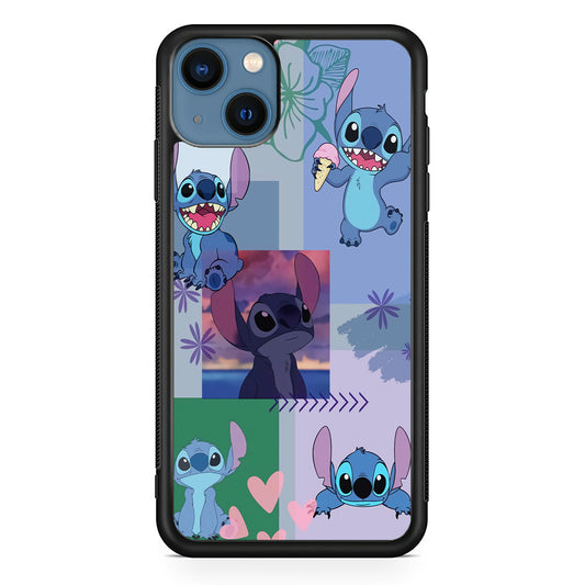 Stitch Collage Aesthetic iPhone 13 Case