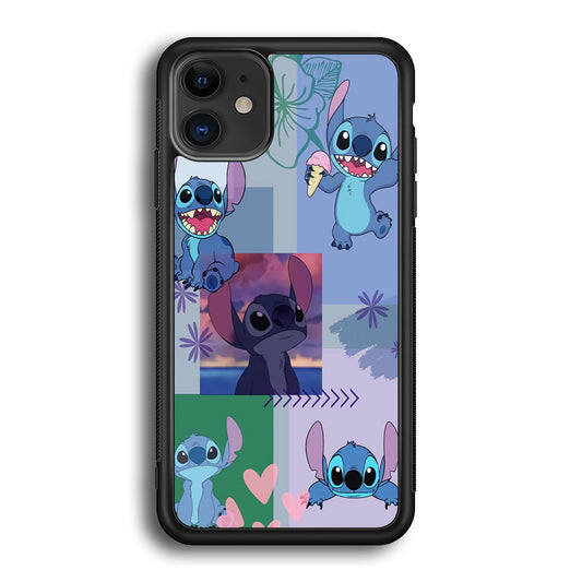 Stitch Collage Aesthetic iPhone 12 Case