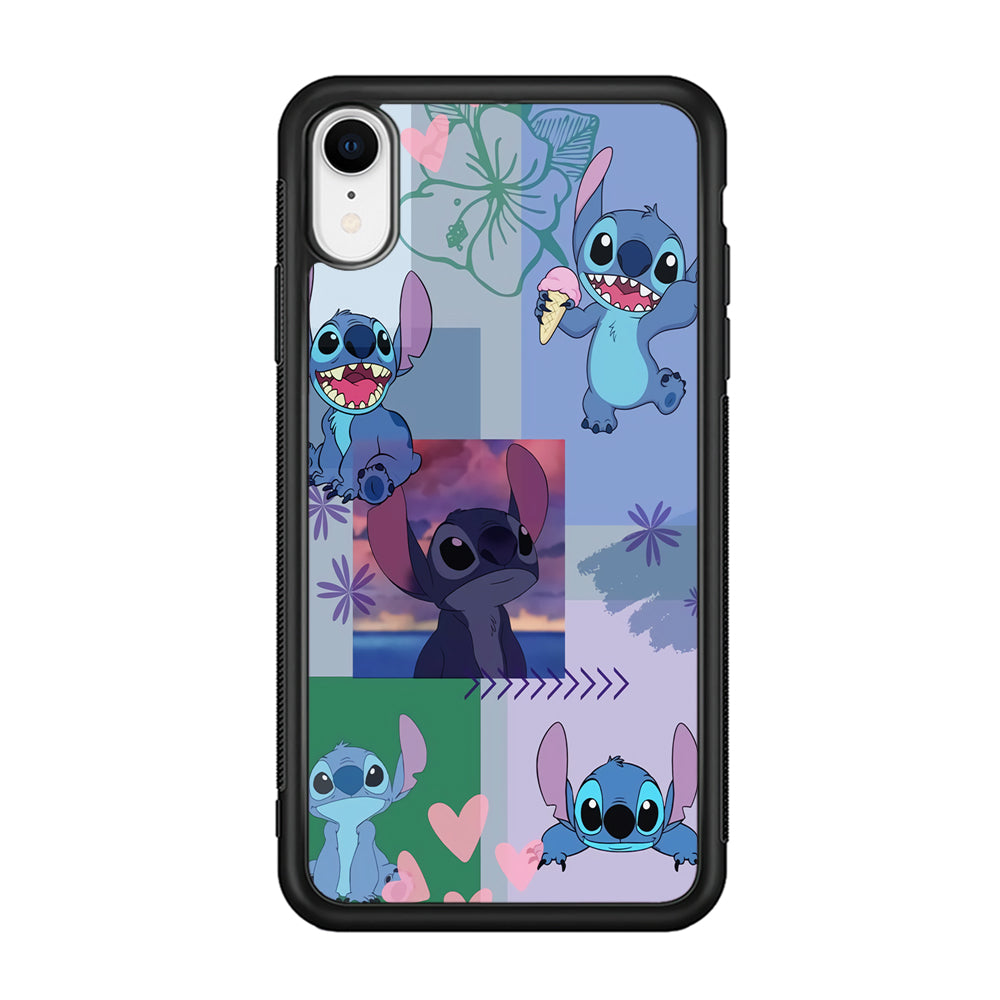 Stitch Collage Aesthetic iPhone XR Case