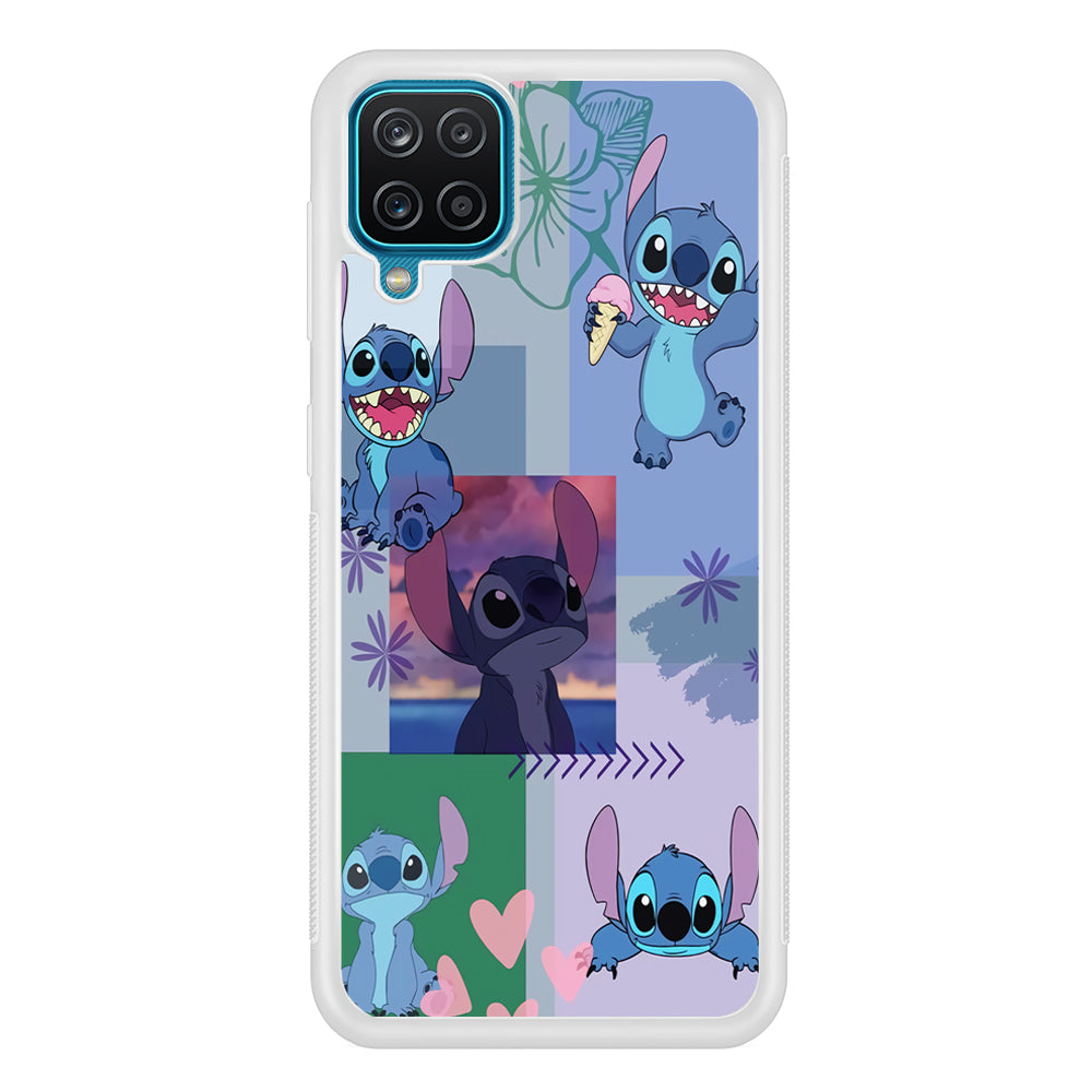 Stitch Collage Aesthetic Samsung Galaxy A12 Case