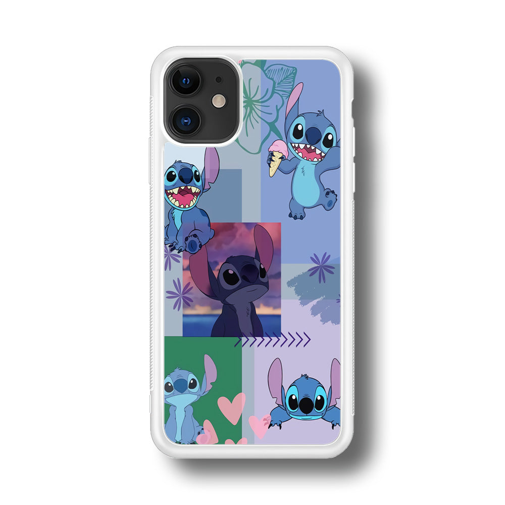 Stitch Collage Aesthetic iPhone 11 Case
