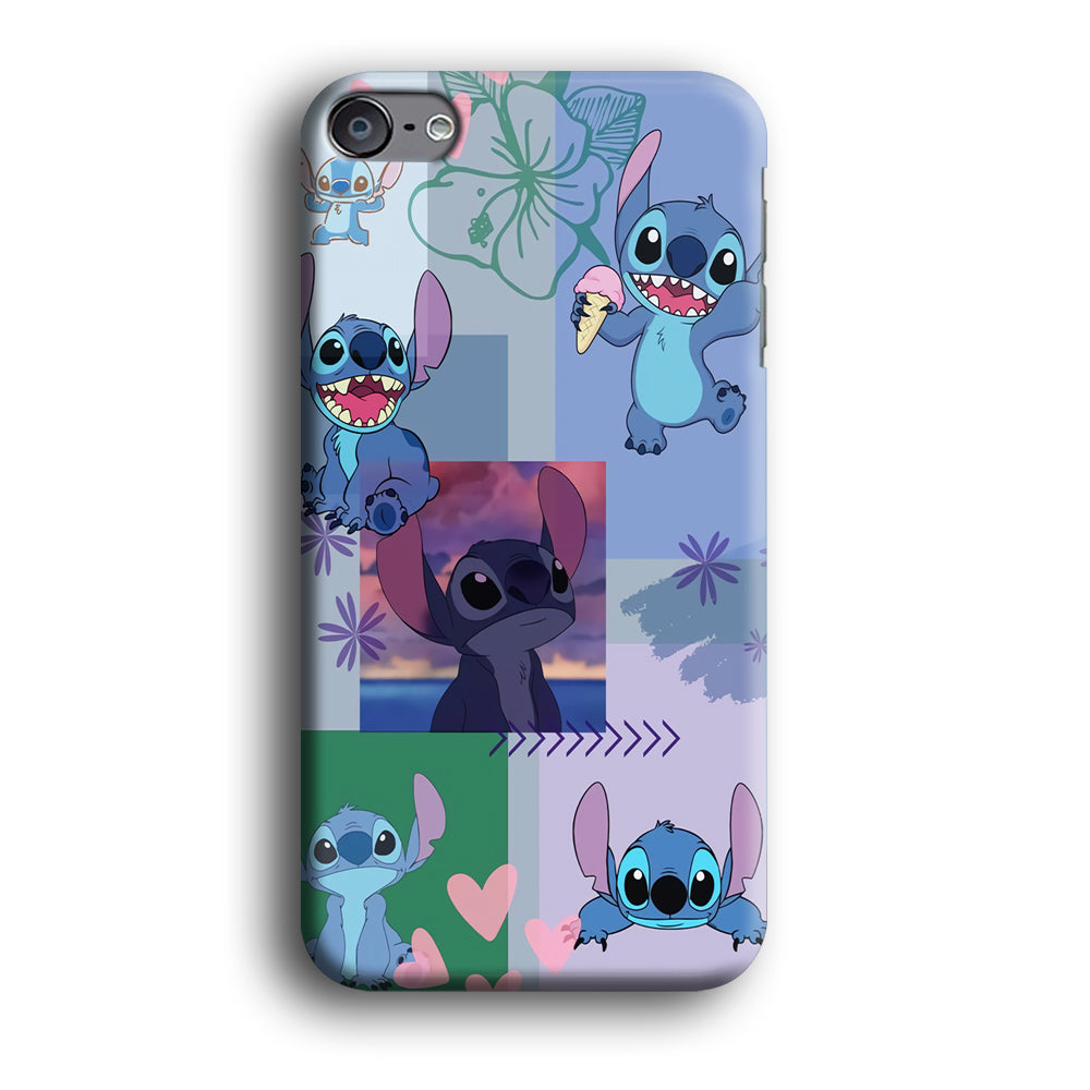 Stitch Collage Aesthetic iPod Touch 6 Case